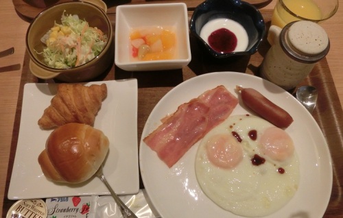 福岡東映ホテルの朝食.JPG