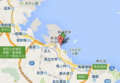 うみかぜ公園、三笠公園など 地図