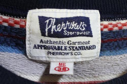 Pherrow's ジャガードボーダーTシャツ 11S-PJQT1 3.jpg