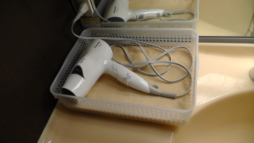 ドライヤー置き場を作成