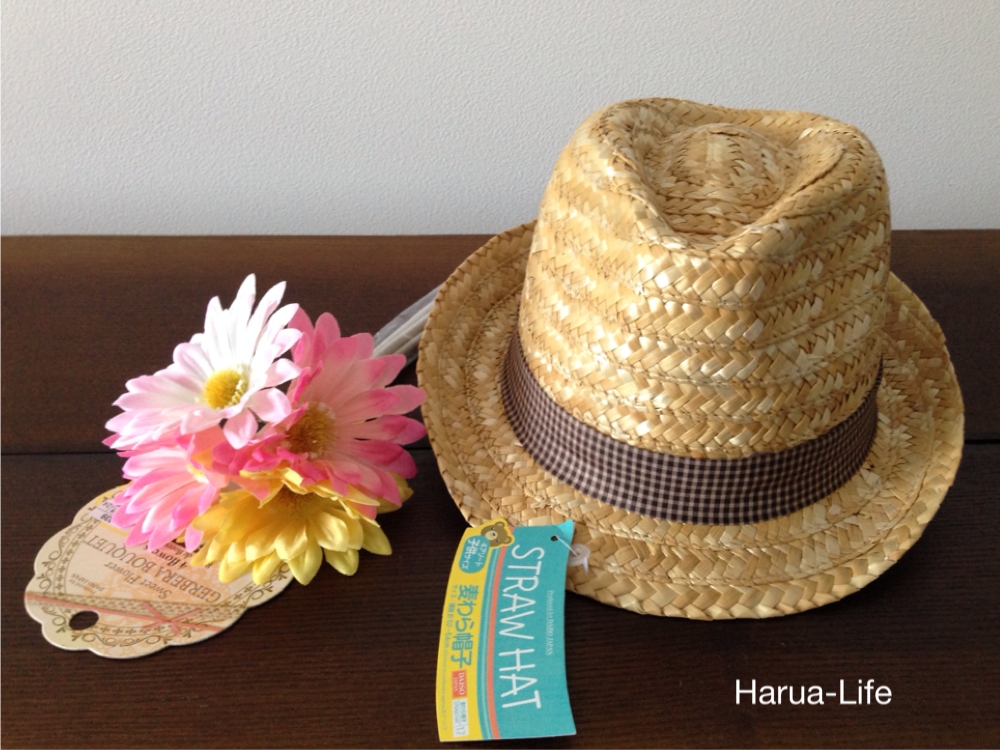 ダイソーの麦わら帽子 Harua Life 楽天ブログ