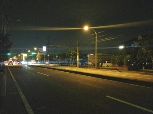 夜の道路