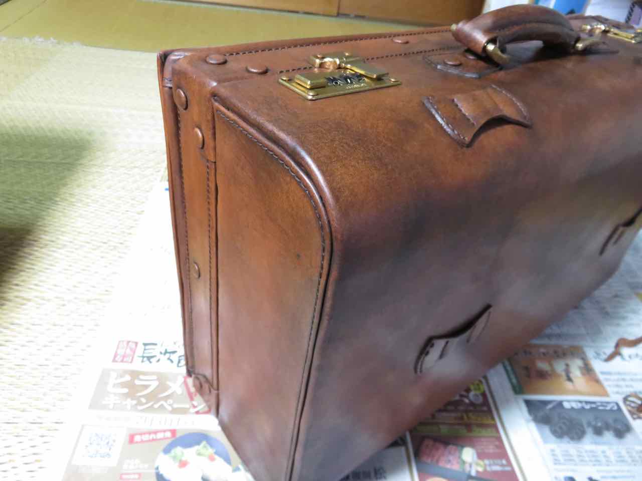 豚革トランク　バイク積載用 豚革トランク バイク積載用 - メルカリ