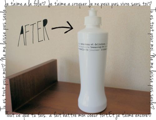 食器用洗剤　ジョイ　マスキングテープでデコ