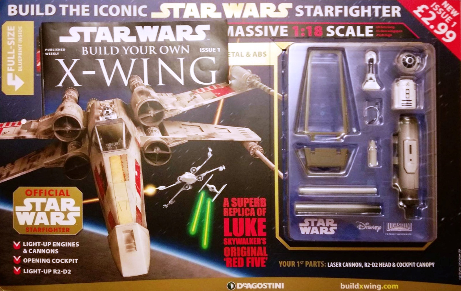 デアゴスティーニ週刊スターウォーズ X-ＷＩＮＧ スターファイター 