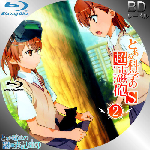 とある科学の超電磁砲S レーベル 第2巻 Blu-ray DVD