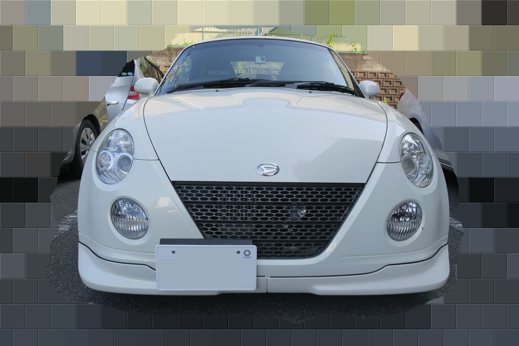 トヨシマクラフト グリル コペン l880k フロントグリル ｜自動車