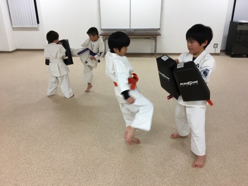 ミット稽古