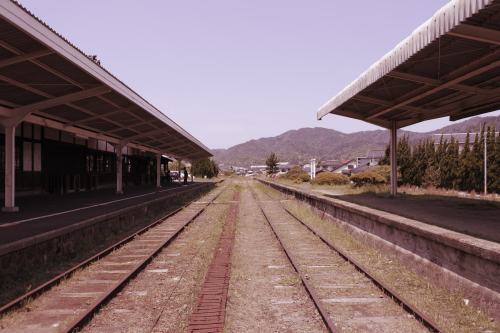 View from railway of Taisha Station 2