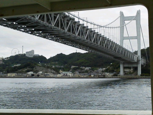 瀬戸大橋（下から）