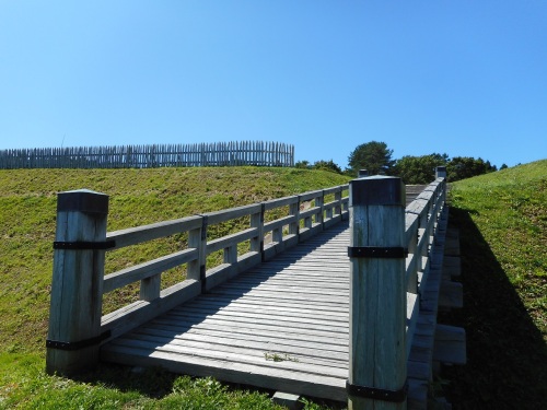 上ノ国勝山館大手虎口.JPG