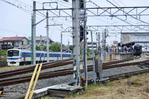 Chichibu Railway Class C58 363 steam locomotive and 6000 Series 6002F set