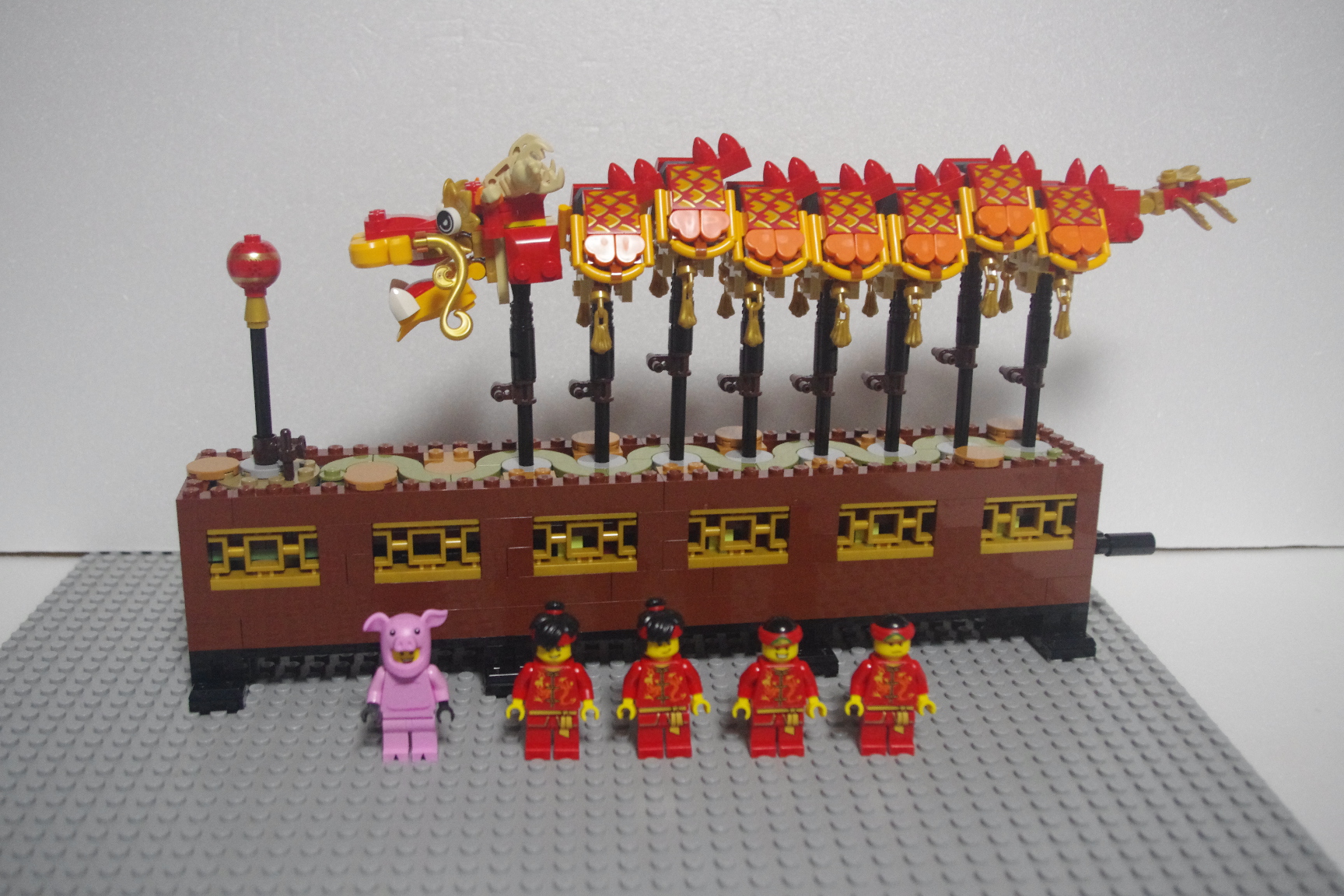 大特価好評レゴ 80102 アジアンフェスティバル 龍舞 LEGO 正月 新品未開封 知育玩具