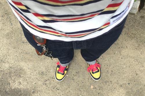 20170909 TERMINATOR HI (VNTG) SOLAR  FLARE×OBSIDIAN BERRY SWN 318677-741 & CANTON OVERALLS Denim Pants 500-1060 & WACKO MARIA BORDER TEE 7分袖 13-BOD-TEE-23.jpg