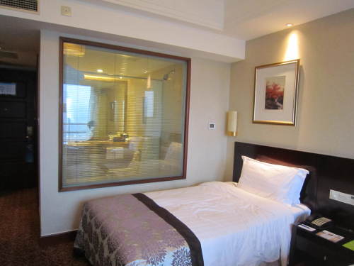 ラディソンブルホテル上海ニューワールド（部屋）