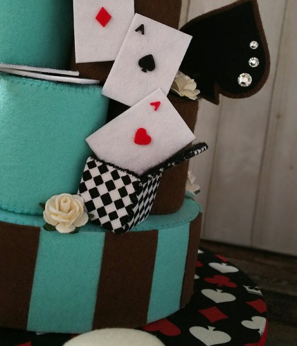 不思議の国のロールタワーケーキ