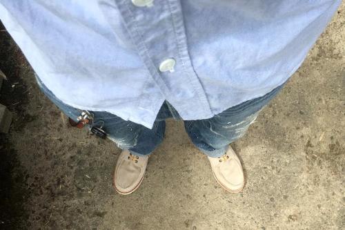 Caminando 100517 Mocca OX Shoes Arena & 備中倉敷工房 ETERNAL ﾘﾒｲｸﾊﾟﾝﾂ 54626 & F.O.B FACTORY　OX WORK SHIRTS F3269.jpg