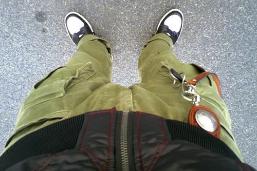 NIKE DYNASTY HI LE BLACK×JETSTREAM-WHT(Non-Future) 365963-004 & FOB FACTORY F0294 BIG POCKET CARGO PANTS & Pherrow's BUM BLE BEE ナイロンダイヤキルティングジャケット 07F-BTJ1 & Indian Motorcycle ThunderBird 麻混ヘンリーネック ロンT IM63537.jpg