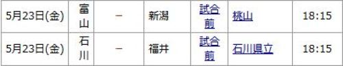 北信越BCリーグ　対戦カード.JPG