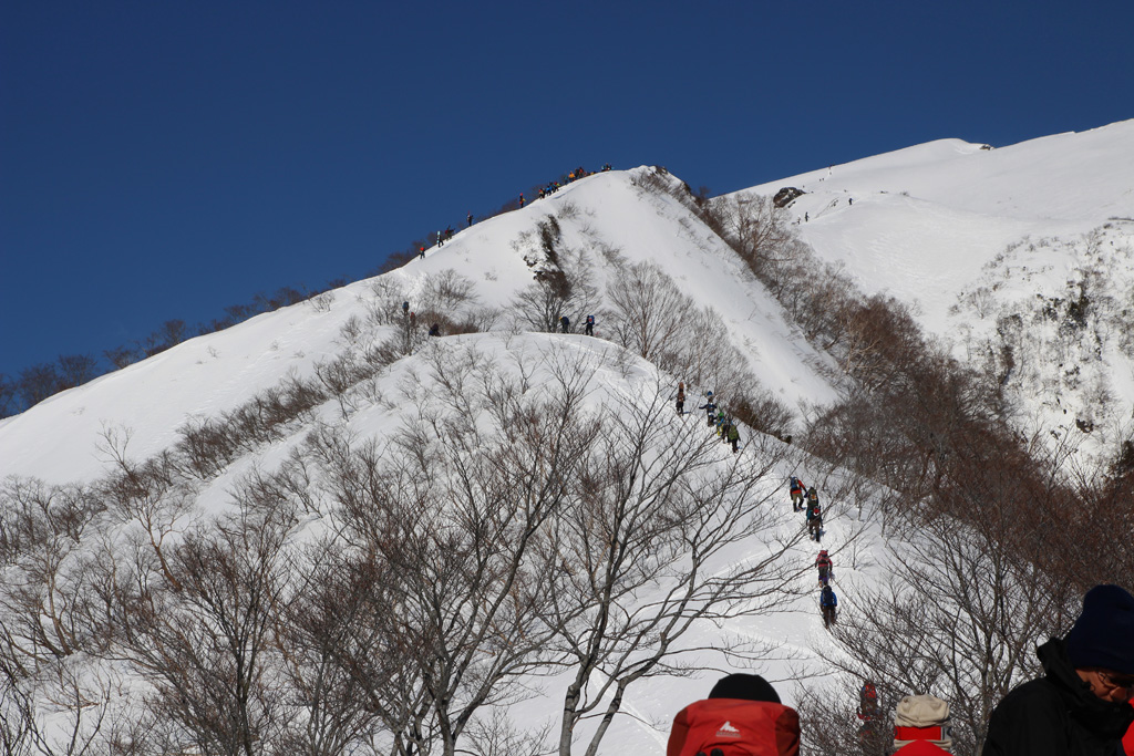 谷川岳･穴熊沢避難小屋付近