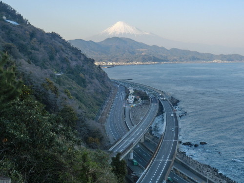 薩?峠展望台から富士山