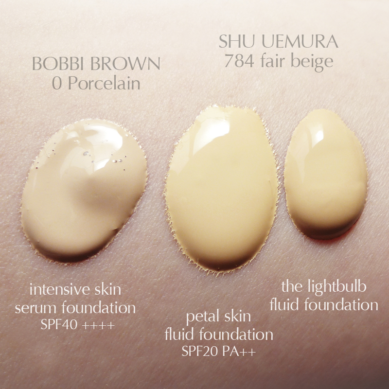BOBBI BROWN【intensive skin serum FD】SHU UEMURA【peral skin