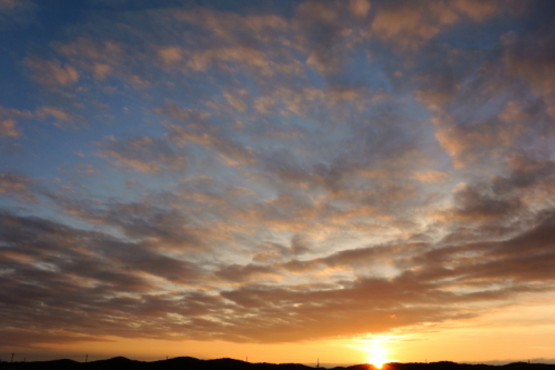 夕空（梅雨の中休み）　2016.07.20