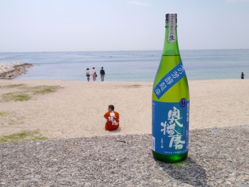 奥播磨 純米吟醸 夏の芳醇超辛口 青ラベル生  　下村酒造店 荒木力氏