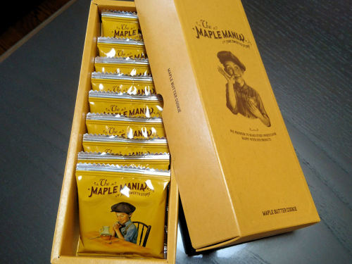 ザ・メープルマニア　メープルバタークッキー　東京駅　お土産
