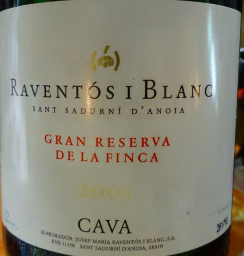 ラベントス グランレゼルバ デ ラ フィンカ 2003 Raventos I Blanc Gran Reserva de la Finca ...
