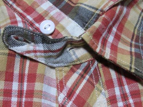 BEAMS 半袖チェックワークシャツ6.jpg