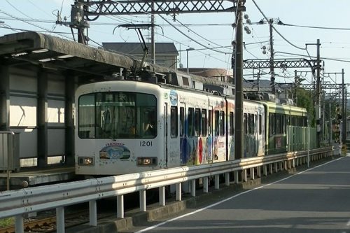 1201F set of Enoshima Electric Railway 1000 Series