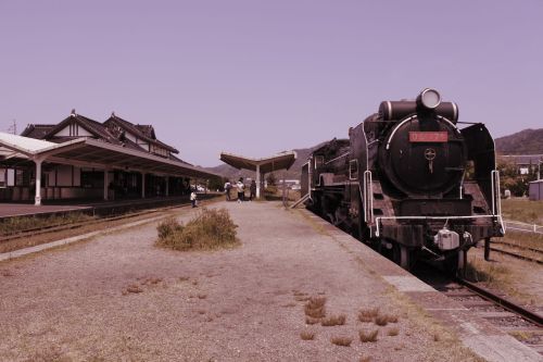 Class D51 Steam Locomotive displayed at Taisha Station