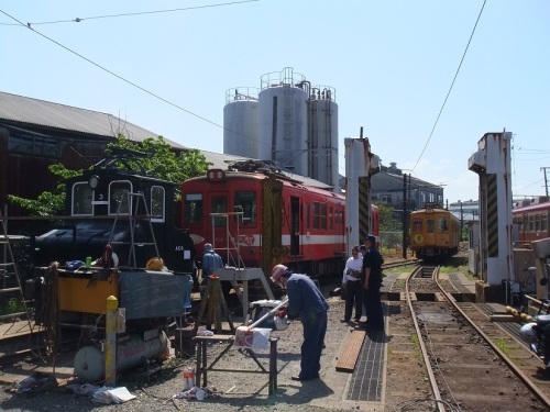 16　銚子電鉄　仲ノ町駅構内.JPG