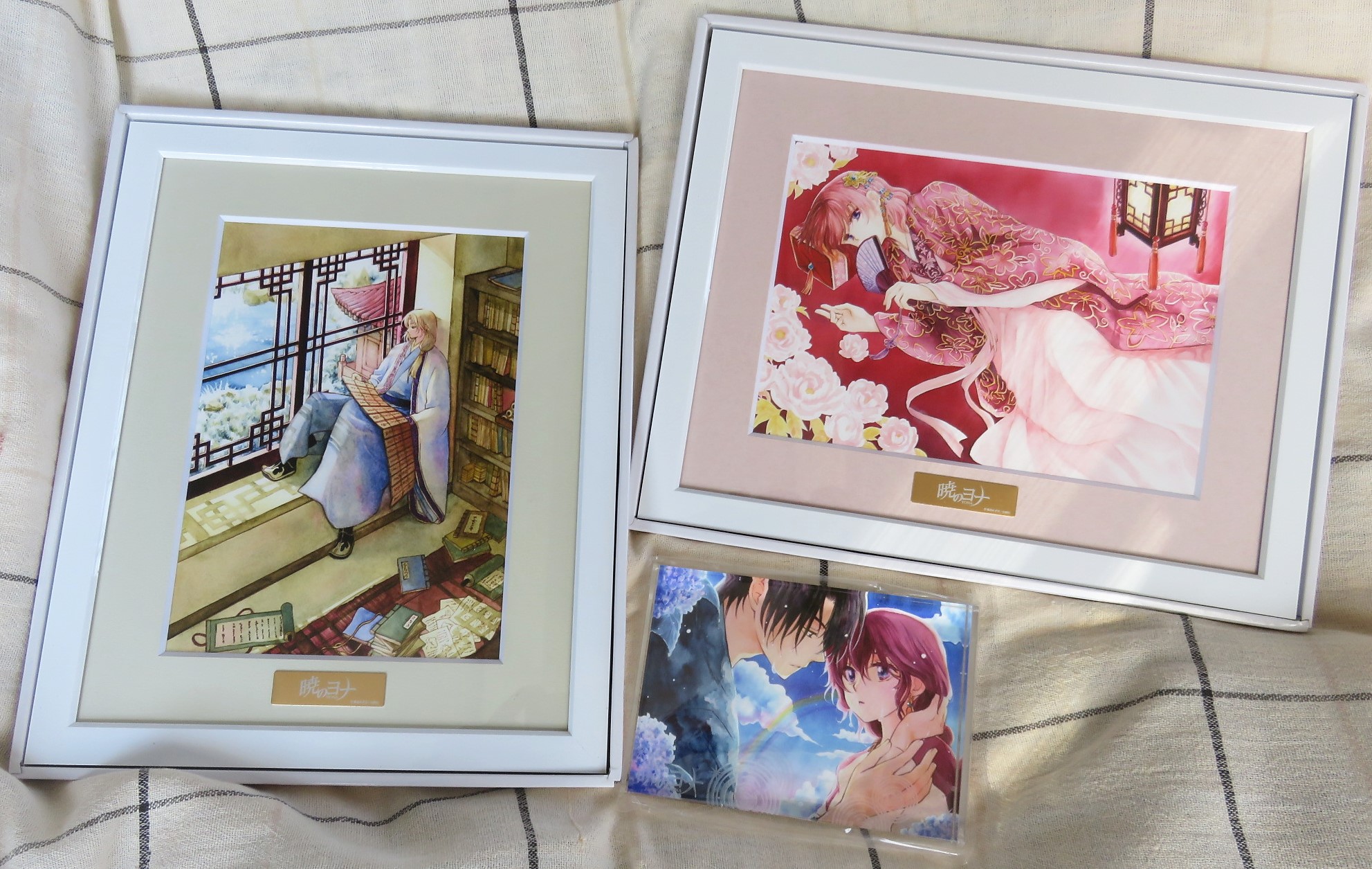 暁のヨナ』プチ原画展 のグッズが届きました♪-その2 | ふたごノート