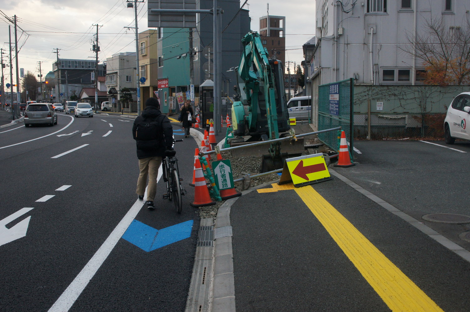 18年11月27日 晴れ時々曇り 上田4丁目工事現場に異常発見 盛岡自転車事情 楽天ブログ