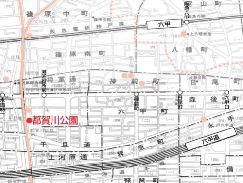 第２３回なだ桜まつり２０１６都賀川公園の地図.jpg