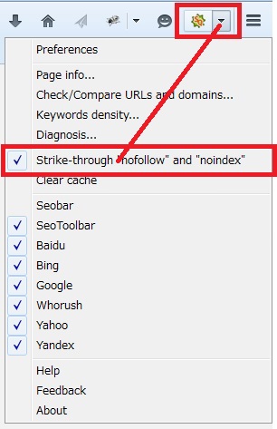 FireFox no-follow option