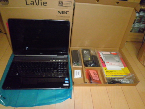 新しく購入のPC　NEC　LL750F