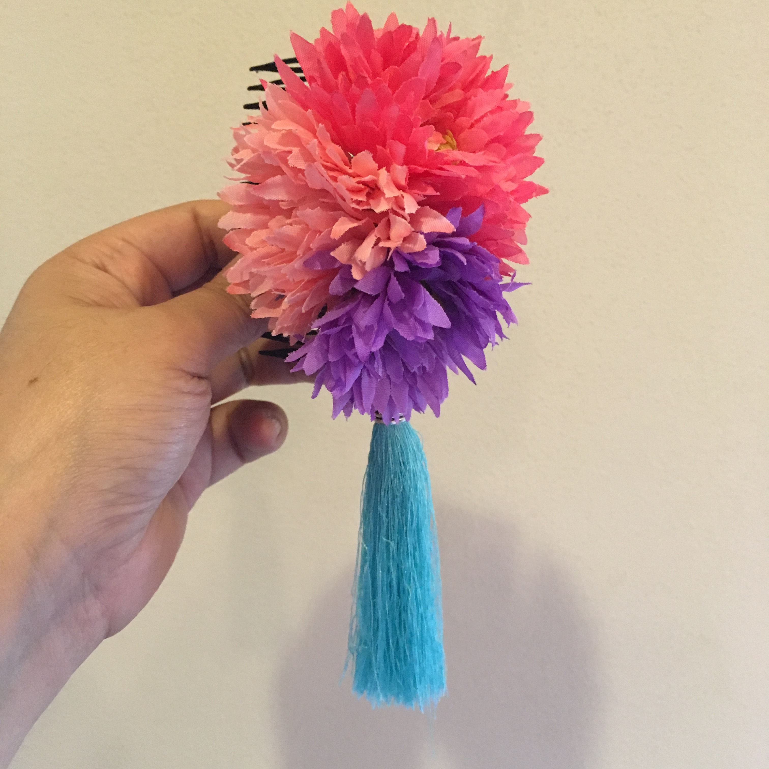 100円ショップの造花で和の髪飾りを手作りしたよ やもりのおうち 楽天ブログ