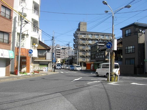 水戸街道松戸宿角町.JPG