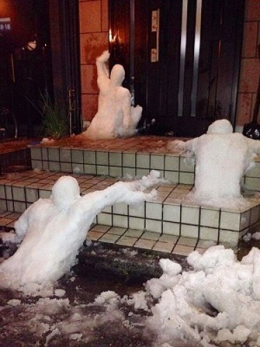 雪ゾンビ