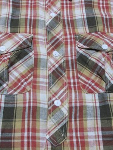 BEAMS 半袖チェックワークシャツ2.jpg