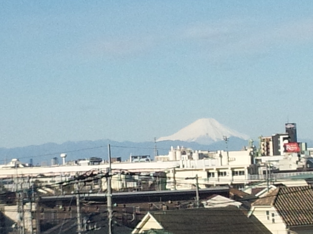 スッキリ見える富士山