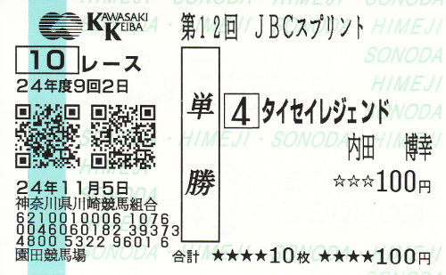 タイセイレジェンド_第12回 JBCスプリント_20121105.jpg