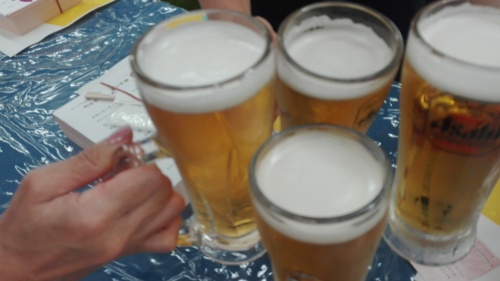 たぶん８杯か９杯飲んだ