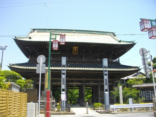中山法華経寺山門.JPG