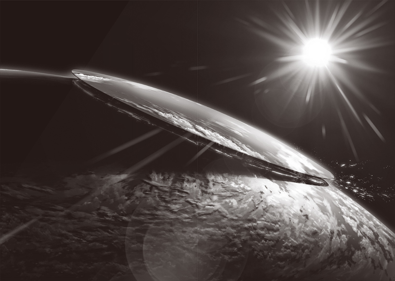 削ぎ落ちた地球