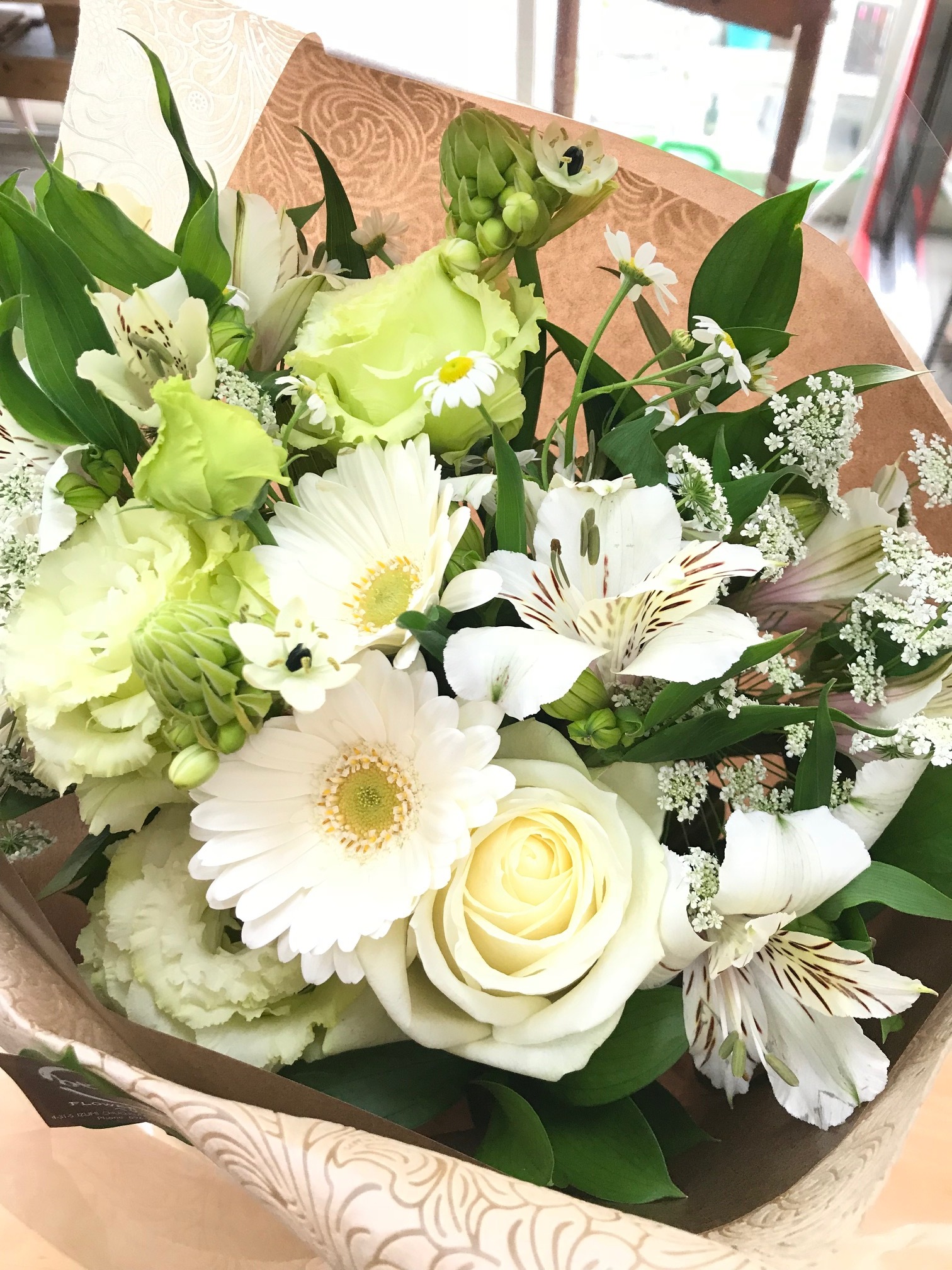 2月 白いお花とバレンタインデー Flower Shop Berryのブログ 楽天ブログ