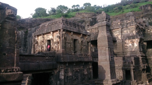 インド旅行_2014（エローラ遺跡＠アウランガバード)